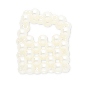 Ciondoli accattivanti borsetta bianco