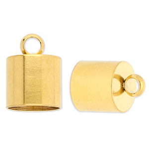 Componenti in acciaio inossidabile terminale &Oslash;10mm con anello oro