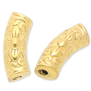 Perline in acciaio inossidabile tubo oro