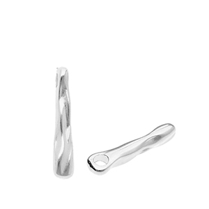 Ciondoli di metallo DQ&reg; barra argento antico (privo di nichel)