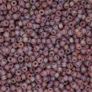 Rocailles Miyuki 11/0 Transparant Matte Smoky Amethyst 11-142FR