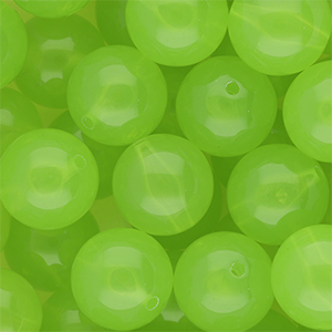 DQ&reg; Perline in acrilico 18 mm lucido verde chiaro