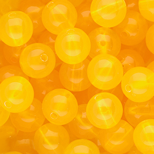 DQ&reg; Perline in acrilico 12 mm lucido giallo caldo