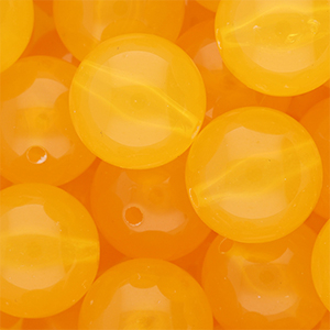 DQ&reg; Perline in acrilico 20 mm lucido giallo caldo