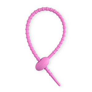 Componenti colorati fascetta in silicone viola orchidea