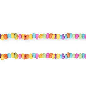 Perline di conchiglia rondella multicolore