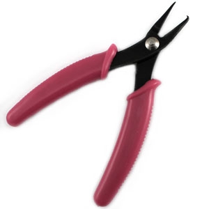 Pinza per anellini bris&eacute; rosa