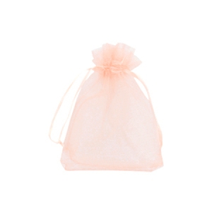 Sacchetti in organza 7x9 cm salmone pesca
