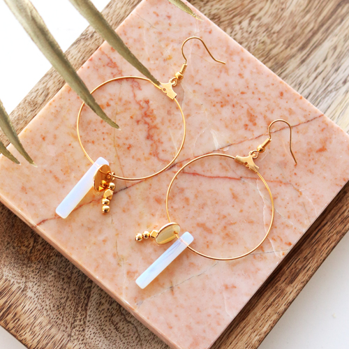 Fai da te: creare orecchini e collane con perline di pietra dura semipreziosa