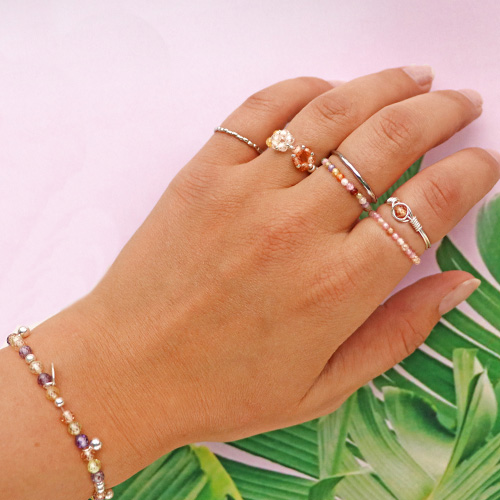 Ecco come creare anelli con perline di zirconia