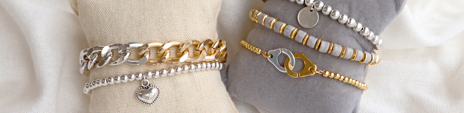 Componenti di metallo DQ color oro rosa Componenti di metallo DQ color oro rosa