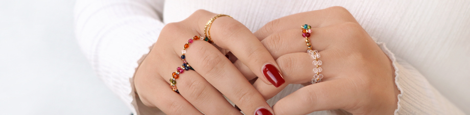 Perline in pietra naturale 3mm