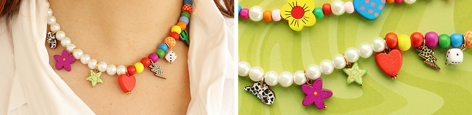 Perline di legno tonda 16mm