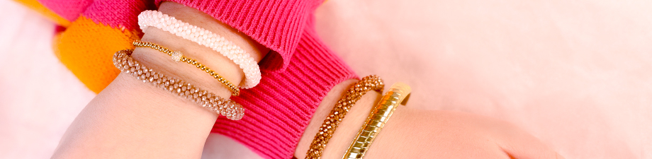 Scopri i nostri braccialetti sfaccettati pronti all'uso