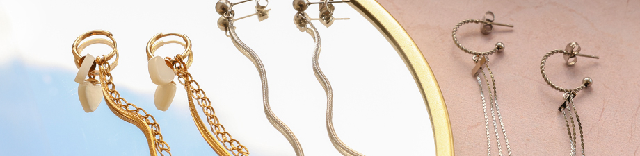 Novit&agrave;! Componenti per orecchini in acciaio inossidabile