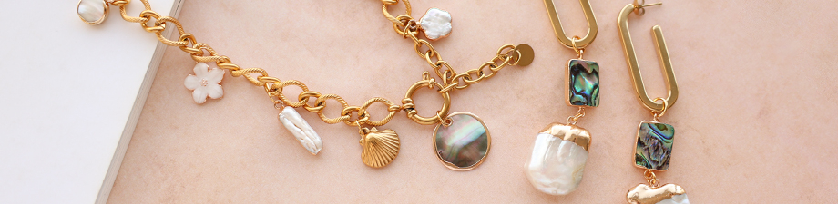 Novit&agrave;! Ciondoli e distanziatori di perle d'acqua dolce