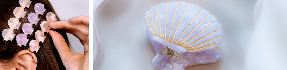 Acquista ora i fermagli e le pinze per capelli estivi Acquista ora i fermagli e le pinze per capelli estivi