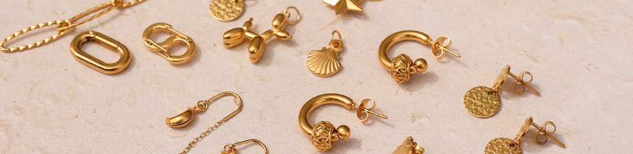 Novit&agrave;! Orecchini e componenti in acciaio inossidabile