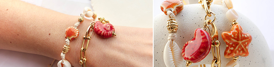 Nuova collezione di perline in ceramica