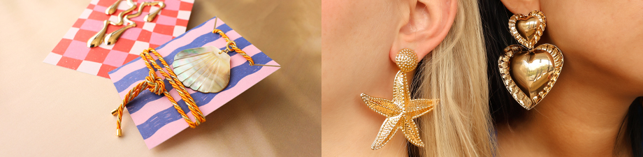 Nuova collezione di orecchini alla moda