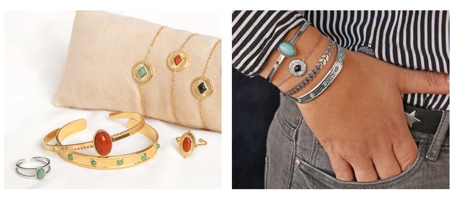 New in! Stainless steel ringen en armbanden