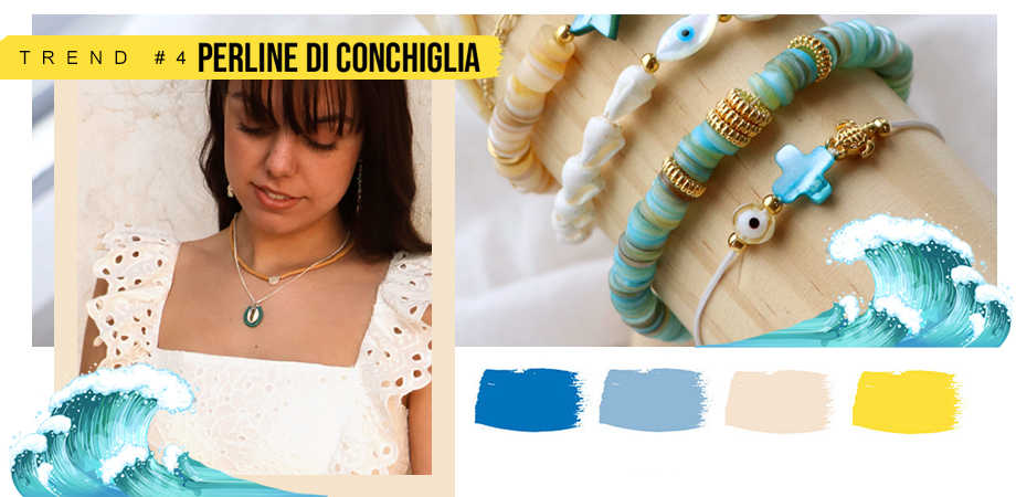 PERLINE DI CONCHIGLIA