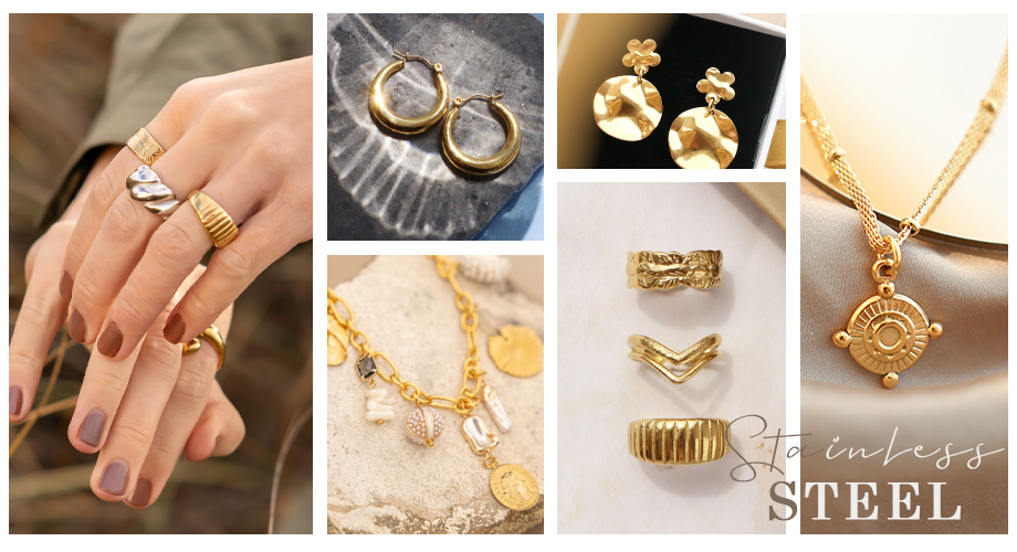 Bigiotteria in acciaio inossidabile